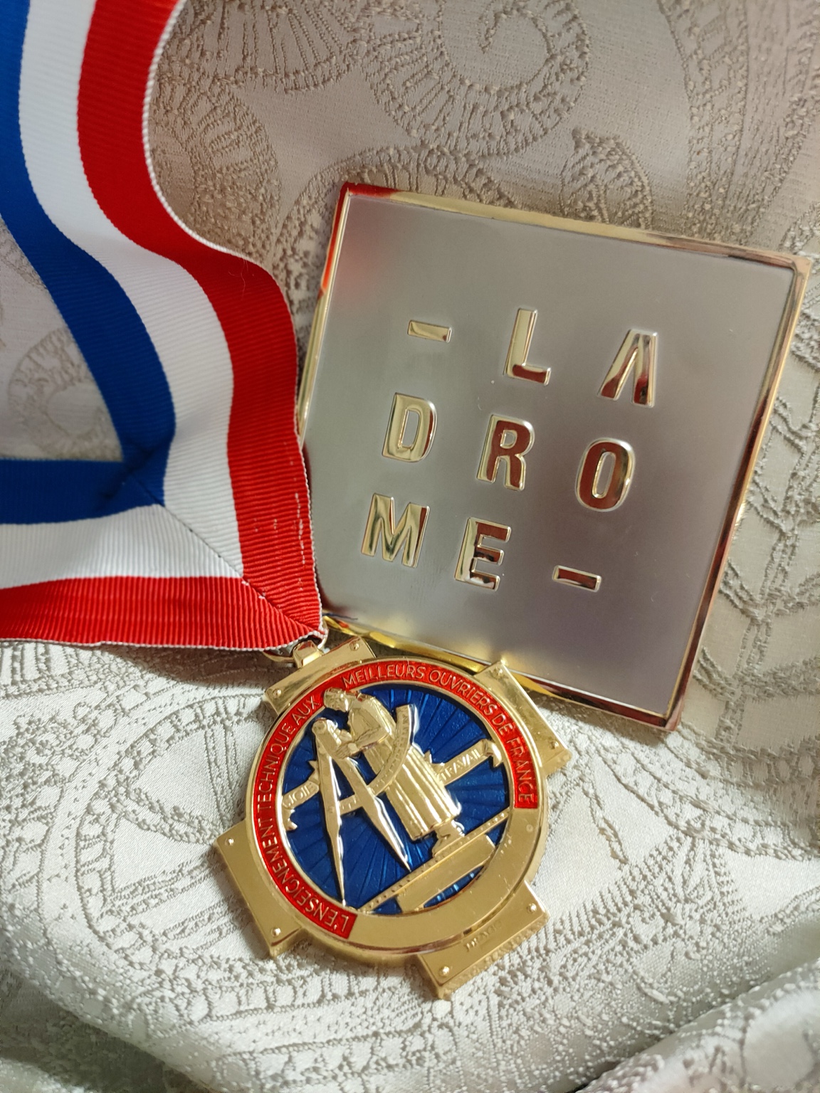 Médaille MOF — détail