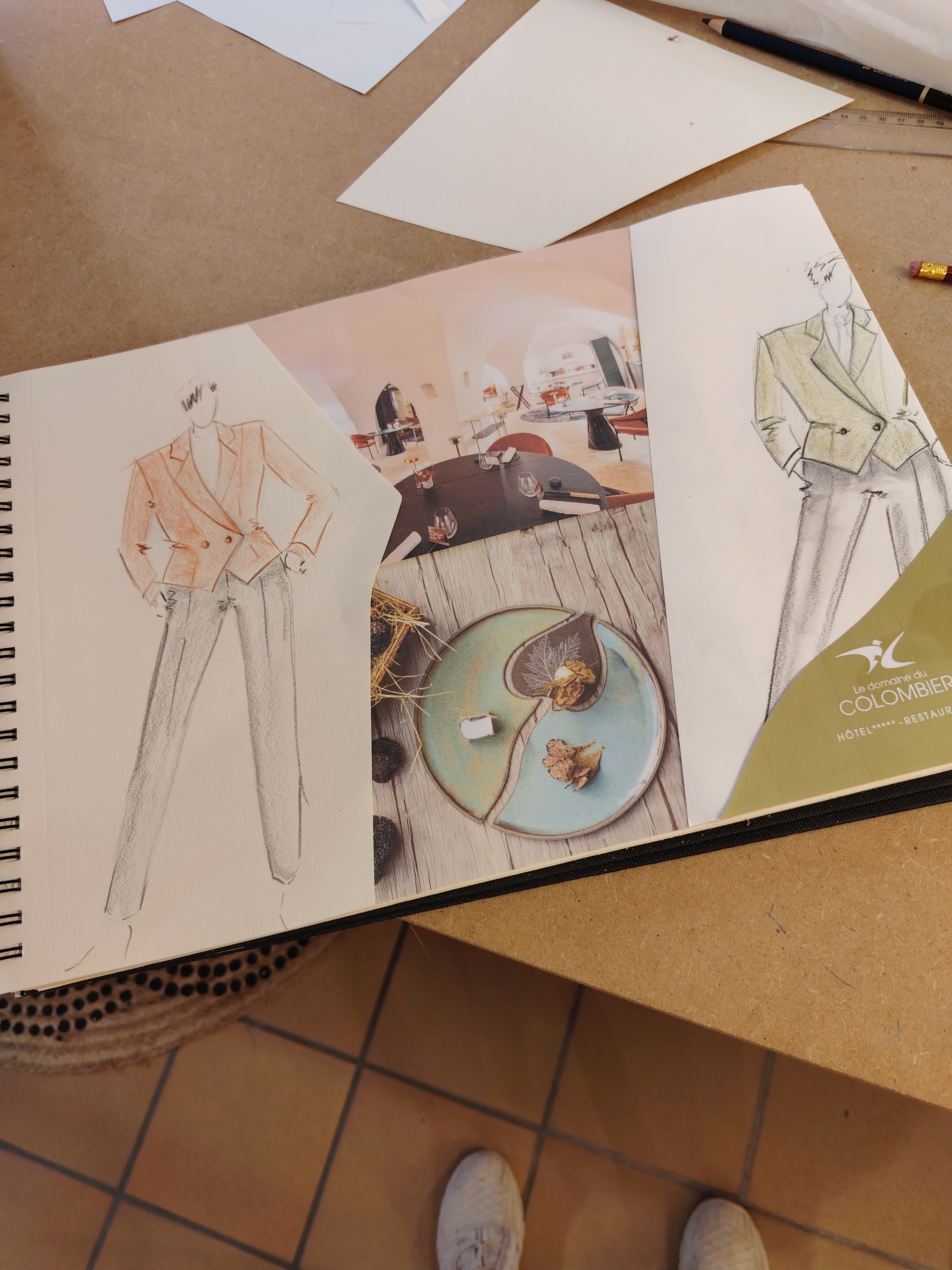 Croquis — création couture