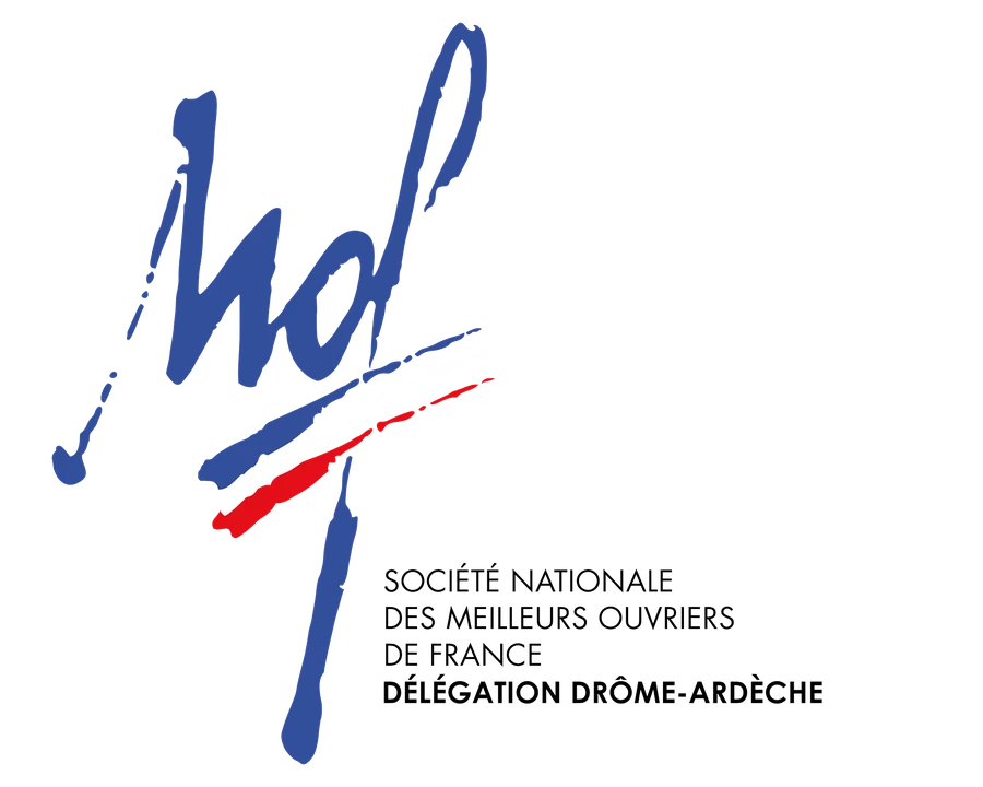 Emblème de la Société Nationale des Meilleurs Ouvriers de France, délégation Drôme-Ardèche.